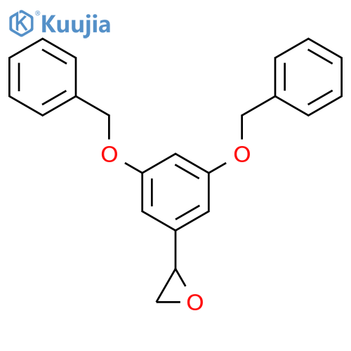 3,5-Bis(phenylmethoxy)phenyloxirane structure