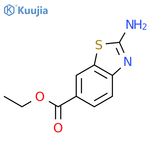 Ethyl 2-amino-1,3-benzothiazole-6-carboxylate structure