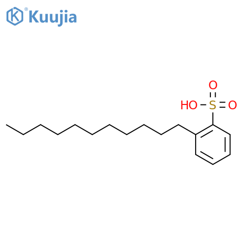 Benzenesulfonic acid,undecyl- structure
