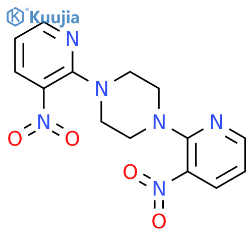 1,4-Bis(3-nitropyridin-2-yl)piperazine structure