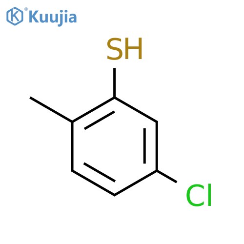 5-Chloro-2-methylbenzenethiol structure