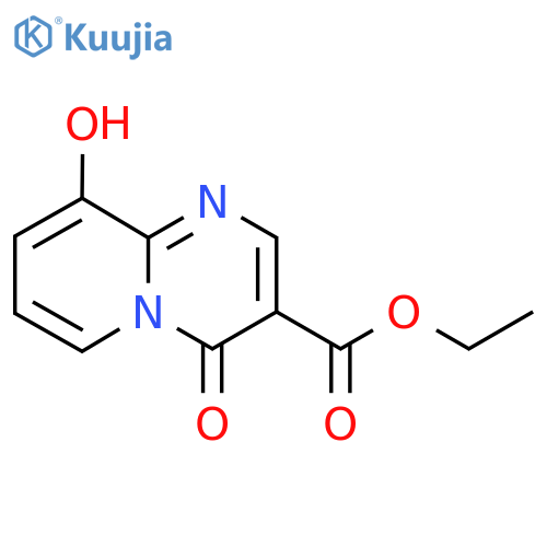 Ethyl 9-hydroxy-4-oxo-4H-pyrido[1,2-a]pyrimidine-3-carboxylate structure