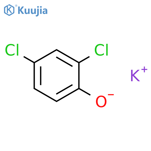 Phenol, 2,4-dichloro-,potassium salt (1:1) structure
