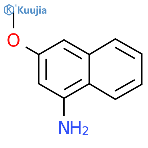 1-Naphthalenamine, 3-methoxy- structure