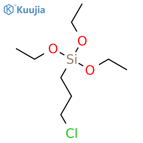 (3-Chloropropyl)triethoxysilane structure
