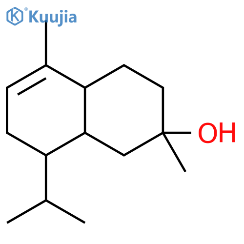 2-Naphthalenol,1,2,3,4,4a,7,8,8a-octahydro-2,5-dimethyl-8-(1-methylethyl)- structure
