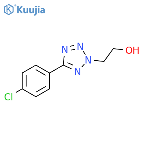 2-5-(4-chlorophenyl)-2H-tetrazol-2-ylethanol structure