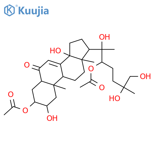 2,3,14,20,22,25,26-Heptahydroxycholest-7-en-6-one; (2β,3β,5β,20R,22R,25ξ)-form, 3,22-Di-Ac structure