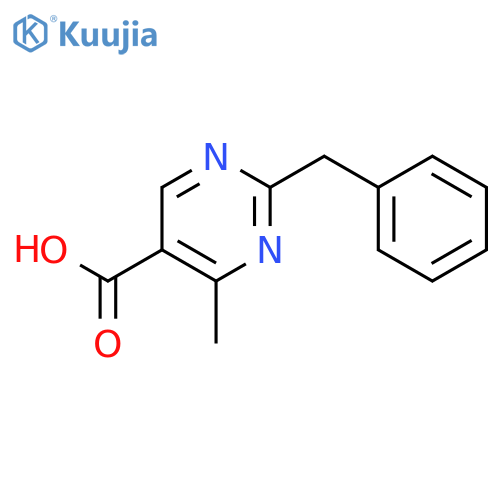 2-Benzyl-4-methylpyrimidine-5-carboxylic acid structure