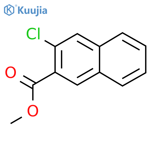 3-Chloro-[2]naphthoic acid methyl ester structure