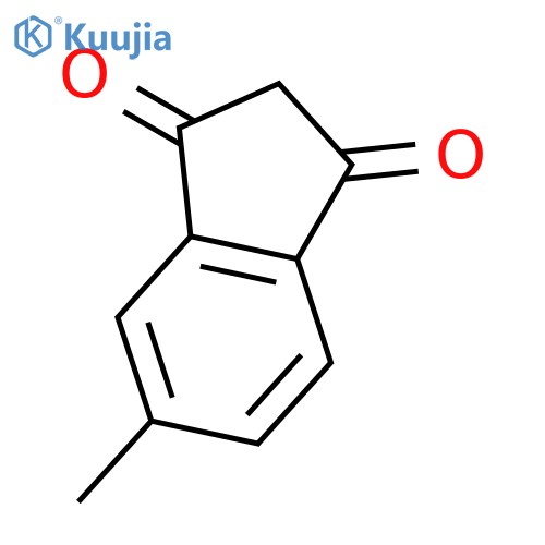 5-methyl-2,3-dihydro-1H-indene-1,3-dione structure