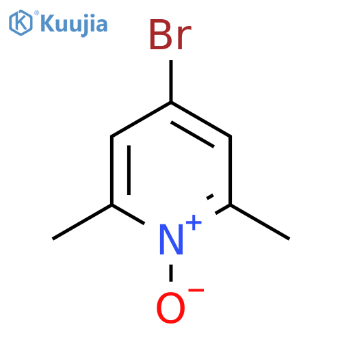 4-Bromo-2,6-dimethylpyridine 1-oxide structure