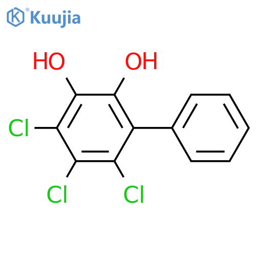 4,5,6-trichlorobiphenyl-2,3-diol structure