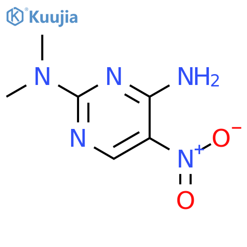 N2,N2-Dimethyl-5-nitro-2,4-pyrimidinediamine structure