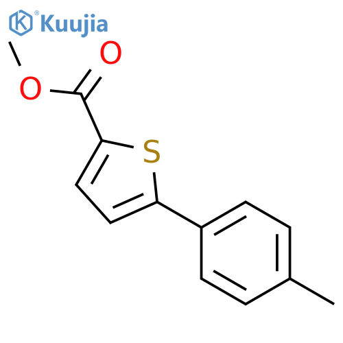 Methyl 5-p-Tolylthiophene-2-carboxylate structure