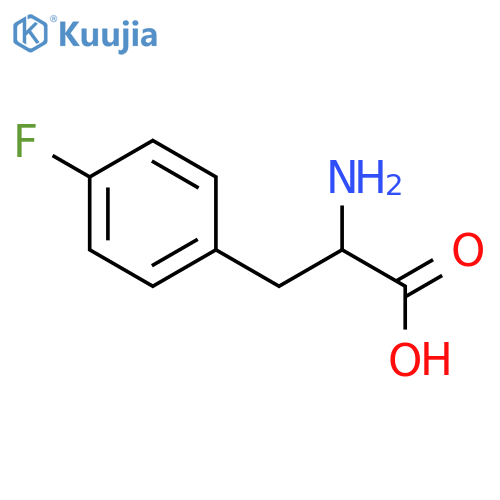 2-Amino-3-(4-fluorophenyl)propanoic acid structure