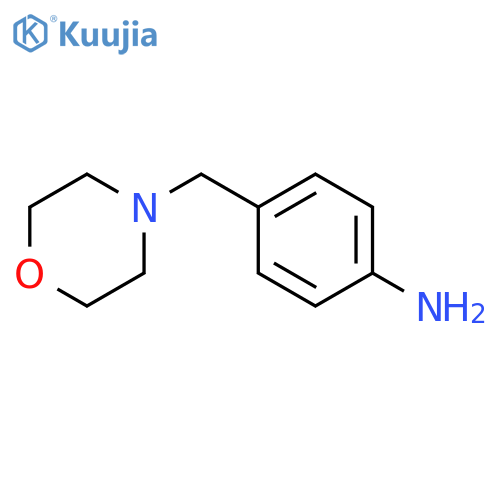 4-[(morpholin-4-yl)methyl]aniline structure