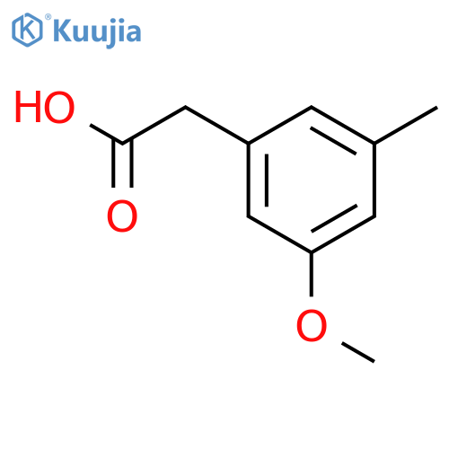 (3-methoxy-5-methylphenyl)acetic acid structure