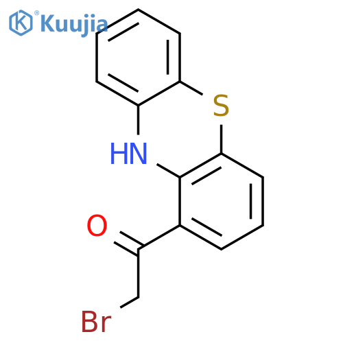 Ethanone,2-bromo-1-(10H-phenothiazin-1-yl)- structure