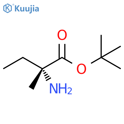 tert-butyl 2-amino-2-methylbutanoate structure