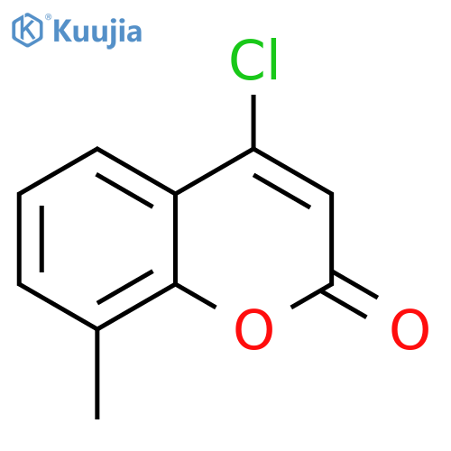 2H-1-Benzopyran-2-one, 4-chloro-8-methyl- structure