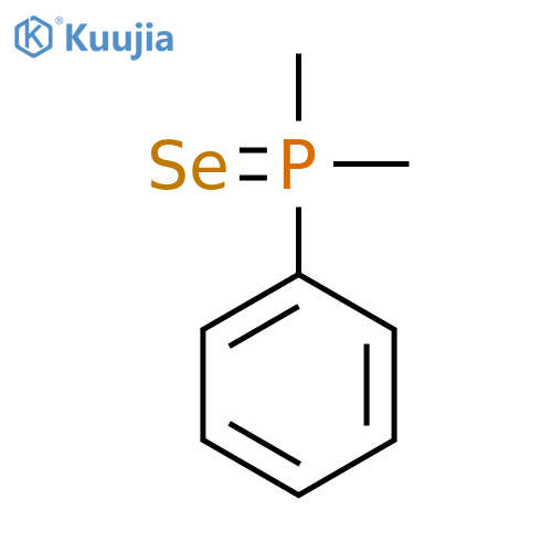Phosphine selenide, dimethylphenyl- structure