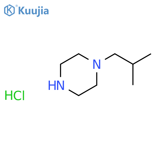 1-(2-methylpropyl)piperazine hydrochloride structure