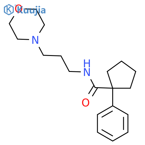 N-(3-Morpholin-4-ylpropyl)(phenylcyclopentyl)formamide structure