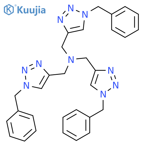Tris(benzyltriazolylmethyl)amine structure
