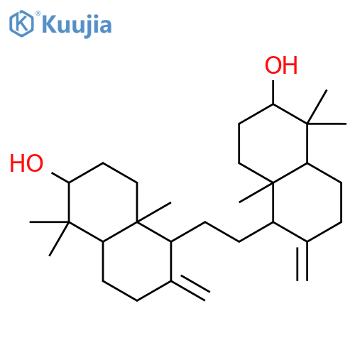 2-Naphthalenol,5,5'-(1,2-ethanediyl)bis[decahydro-1,1,4a-trimethyl-6-methylene-,(2S,2'S,4aR,4'aR,5S,5'S,8aR,8'aR)- structure