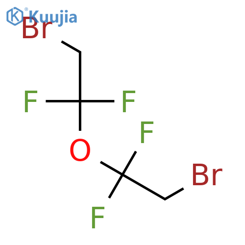 2-bromo-1-(2-bromo-1,1-difluoroethoxy)-1,1-difluoroethane structure