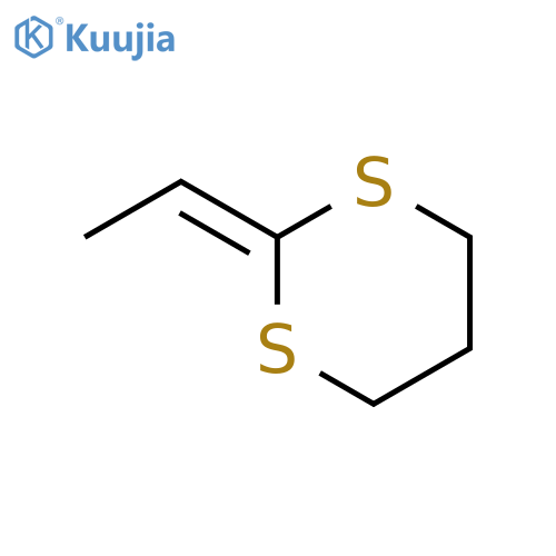 1,3-Dithiane, 2-ethylidene- structure