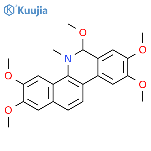 2,3,6,8,9-pentamethoxy-5-methyl-6h-benzo[c]phenanthridine structure