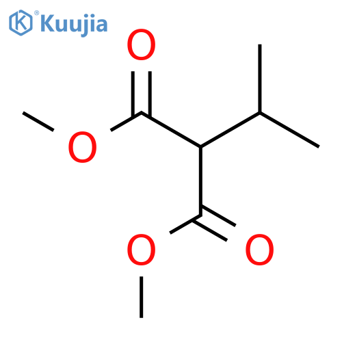 Dimethyl 2-isopropylmalonate structure
