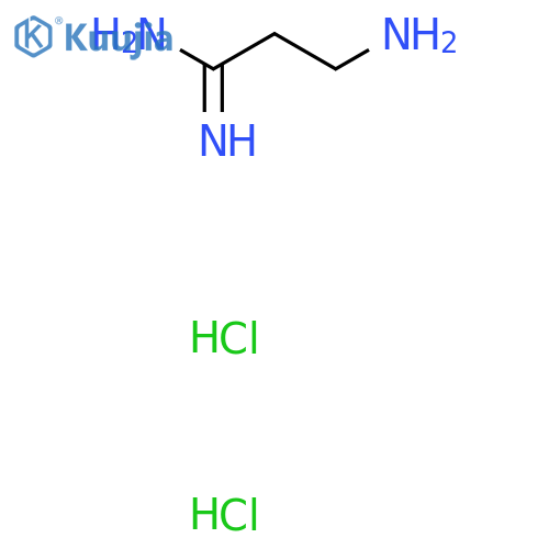 3-Aminopropanimidamide Dihydrochloride structure