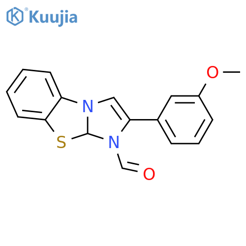 2-(3-methoxyphenyl)imidazo[2,1-b][1,3]benzothiazole-1-carbaldehyde structure