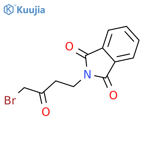 2-(4-bromo-3-oxobutyl)-2,3-dihydro-1H-isoindole-1,3-dione structure