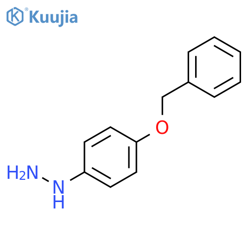 (4-Phenylmethoxyphenyl)hydrazine structure