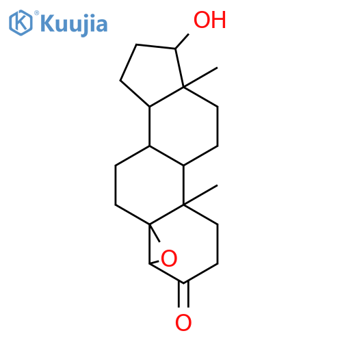 4,5-Epoxy-17β-hydroxy-5-androstan-3-one structure
