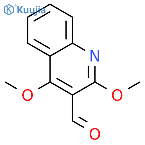 3-Quinolinecarboxaldehyde, 2,4-dimethoxy- structure