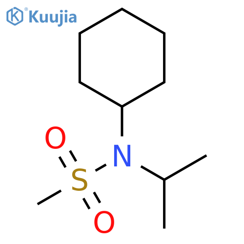 Methanesulfonamide, N-cyclohexyl-N-(1-methylethyl)- structure