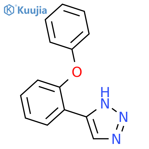 1H-1,2,3-TRIAZOLE, 4-(2-PHENOXYPHENYL)- structure