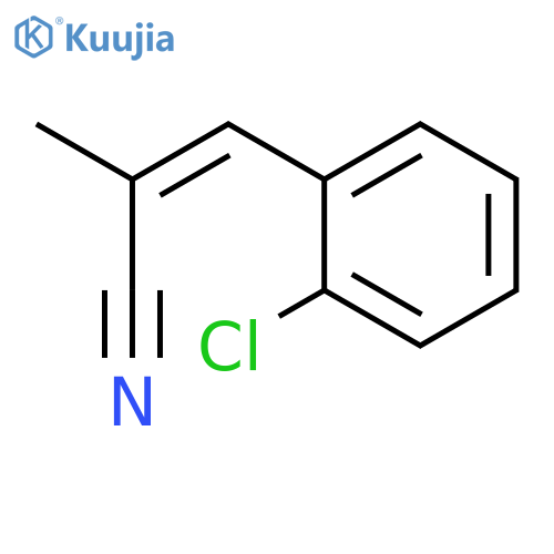2-Propenenitrile, 3-(2-chlorophenyl)-2-methyl-, (2Z)- structure