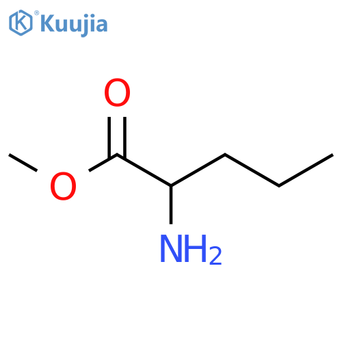 Methyl 2-Aminopentanoate structure