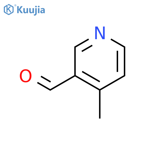 4-methyl-3-pyridinecarboxaldehyde structure
