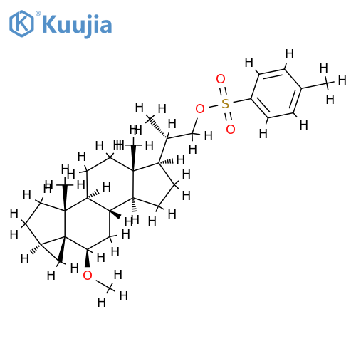 (20S)-6-METHOXY-20-(P-TOLUENESULFONOXY-METHYL)-3B,5-CYCLO-5A-PREGNANE structure