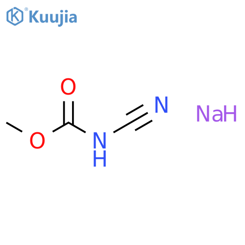 Carbamicacid, N-cyano-, methyl ester, sodium salt (1:1) structure