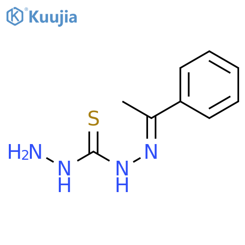 Carbonothioic dihydrazide, (1-phenylethylidene)- structure