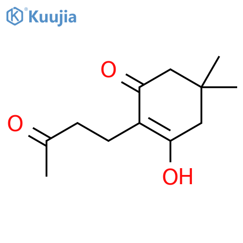 2-Cyclohexen-1-one, 3-hydroxy-5,5-dimethyl-2-(3-oxobutyl)- structure