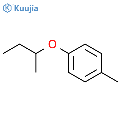 Benzene, 1-methyl-4-(1-methylpropoxy)- structure